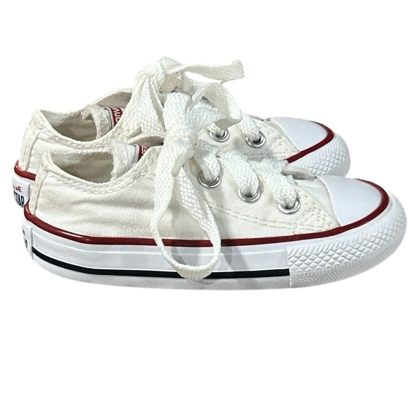 Converse Lace Up Chuck Taylor All Star Infant Toddler Low Tops Shoes Size 5 - Picture 3 of 7